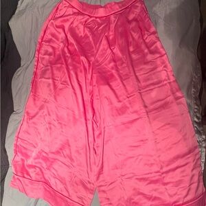 Victoria's Secret Pink Satin Palazzo Sleep Pant